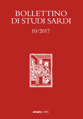 BOLLETTINO DI STUDI SARDI 10-2017, ARKADIA EDITORE, GLORIA TURTAS, MIRIAM TURRINI, ET AL.